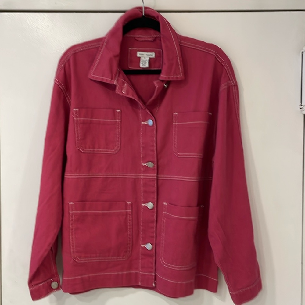NWOT better / together cotton jacket / shacket size m